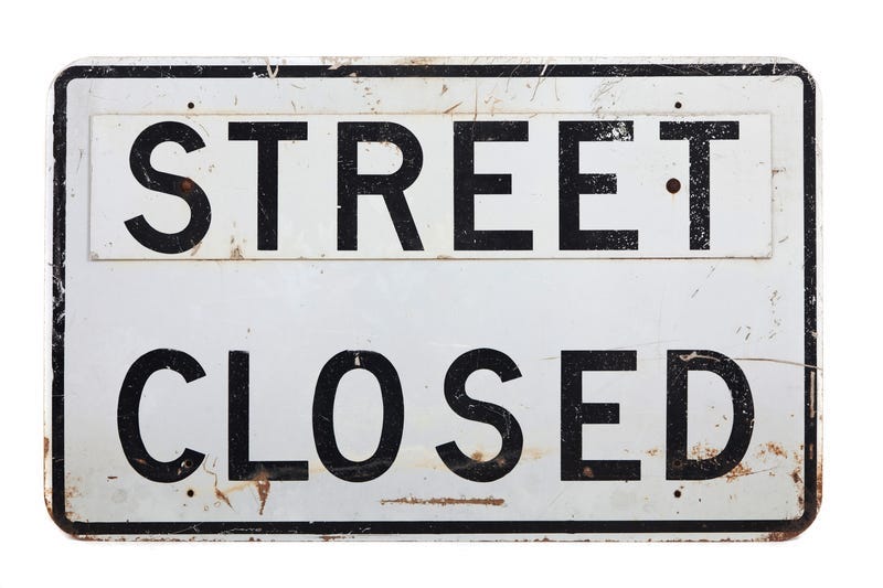 street closed