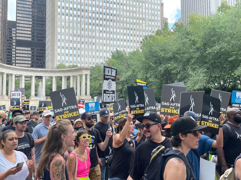 strikers in Chicago