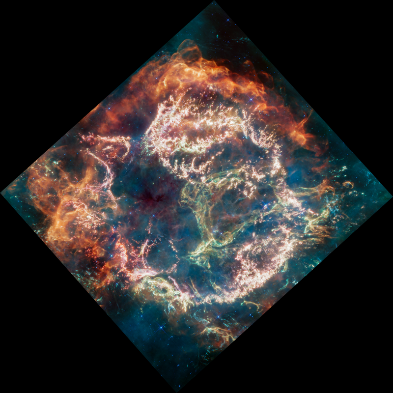 NASA, ESA, CSA, D. D. Milisavljevic (Purdue), T. Temim (Princeton), I. De Looze (Ghent University). Image Processing: J. DePasquale (STScI).
