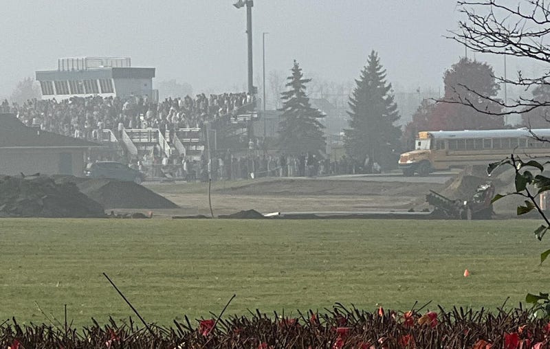 For the third time in two weeks, a threat was found at South Lyon High School, prompting the evacuation of staff and students on Thursday morning.