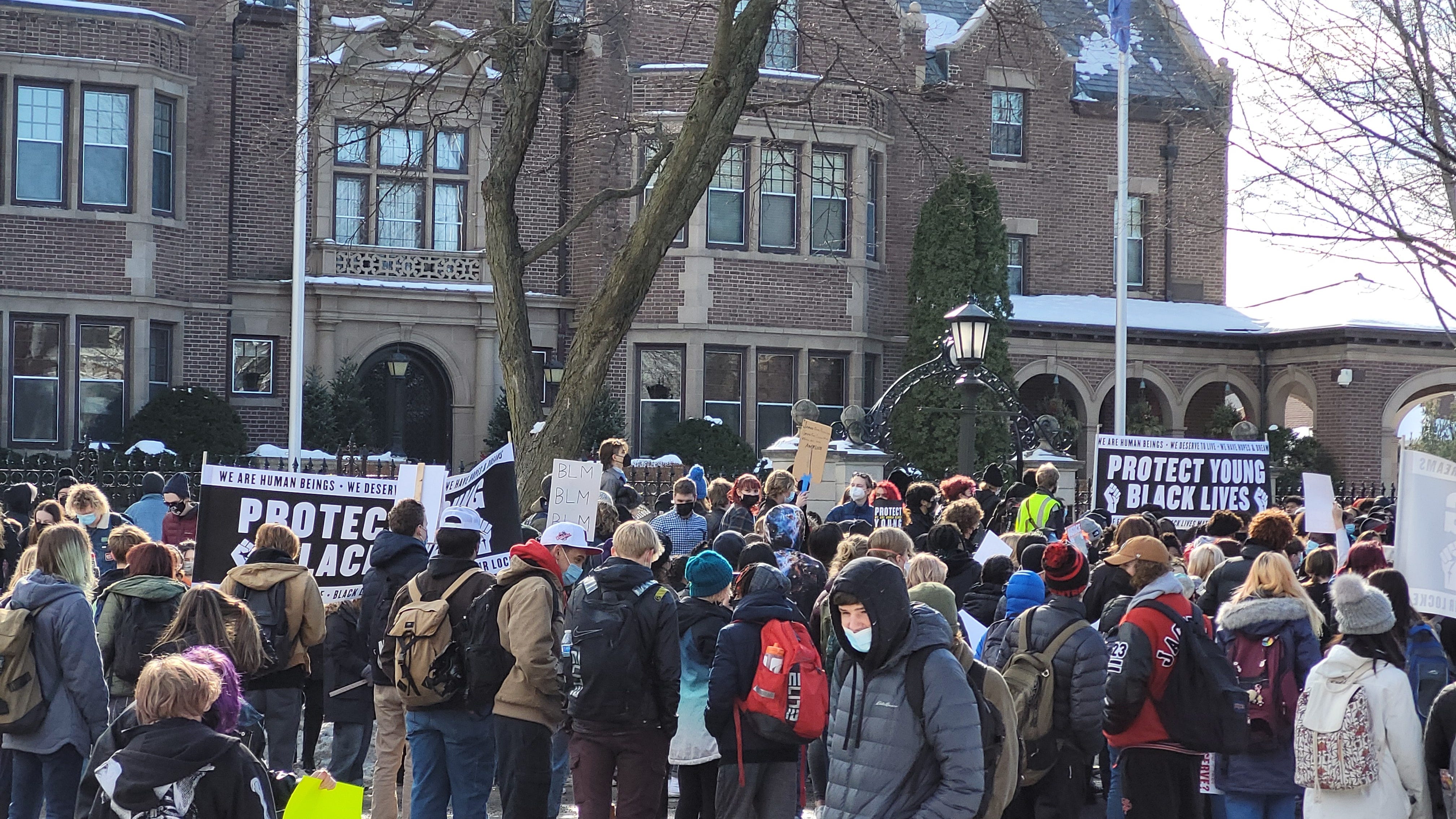 Students gather across the metro demanding justice for Amir Locke