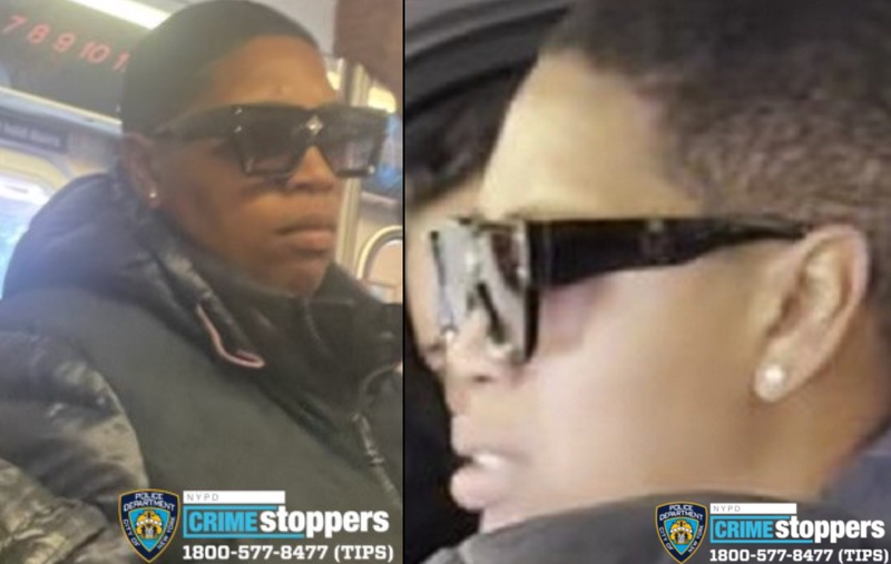 Police released images of the suspect, a woman who they believe is in her 40s