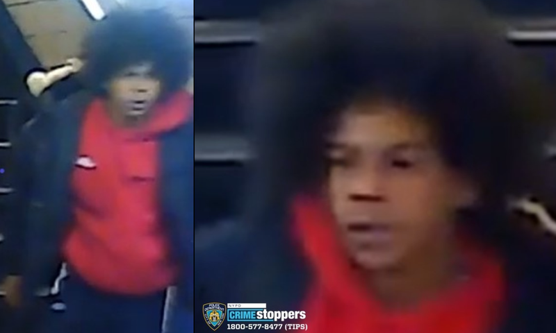 Police are searching for a suspect after a 19-year-old man was stabbed and bitten at the Pennsylvania Avenue station in East New York