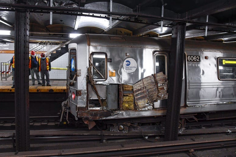 Subway derailment