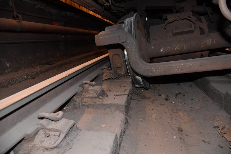 Subway derailment