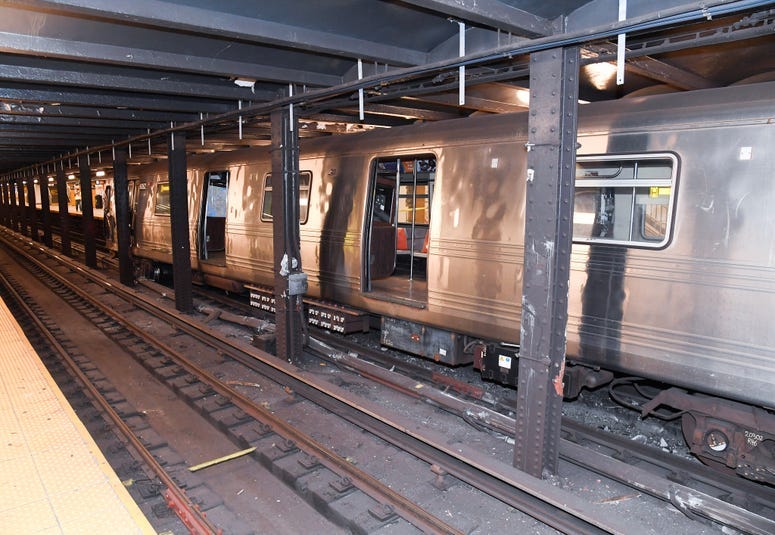 Subway derailment