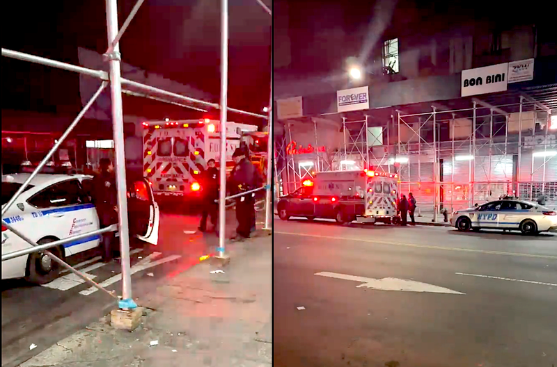 The victim was slashed at the Fordham Road station on the Grand Concourse around 11 p.m. Wednesday