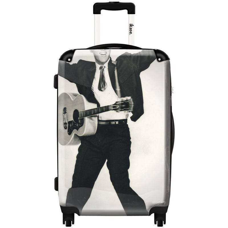 iKase 'Elvis Presley 3' Check-in 24-inch,Hardside Spinner Suitcase