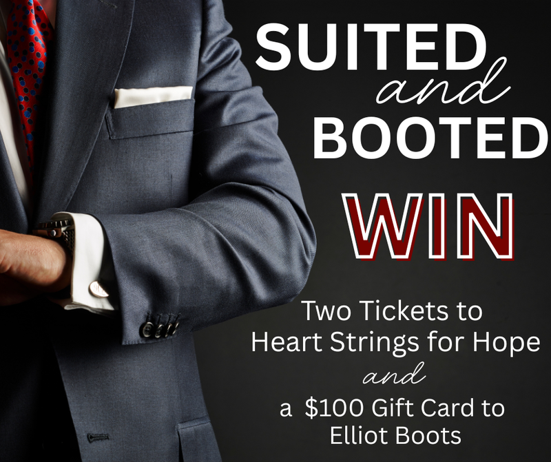 Elliot's Boots and Heart String for Hope