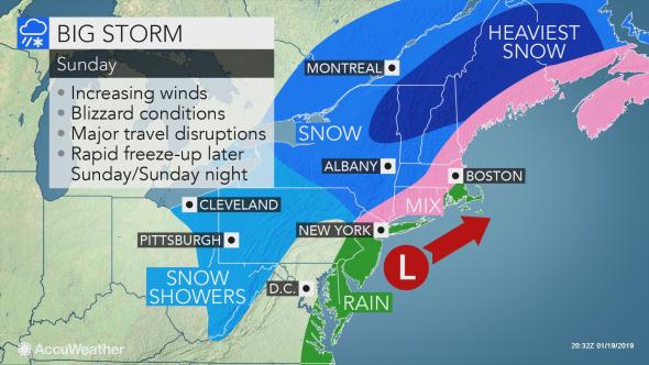 Sunday forecast