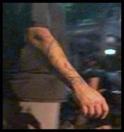  The male in the black shirt is suspected of arson and vandalism over several hours on July 25, 2020
