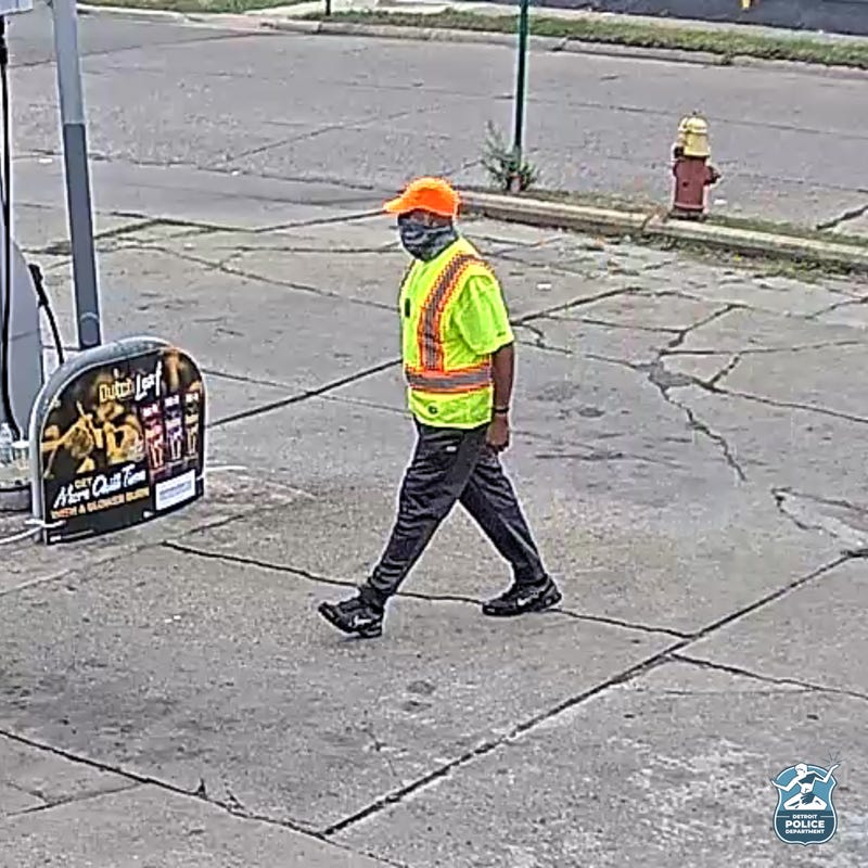 suspect in shooting at Detroit gas station