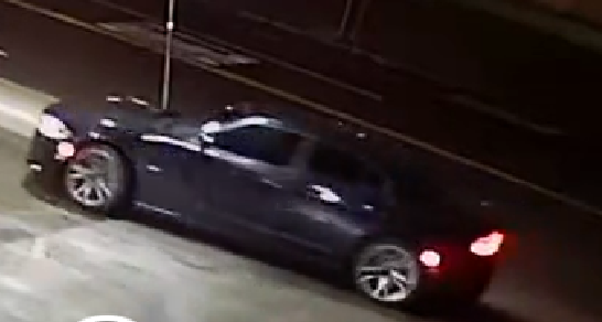 The suspect vehicle.