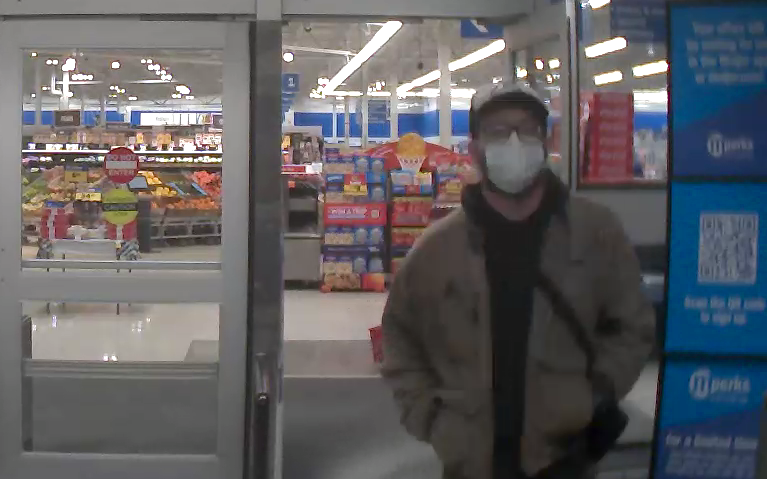 One of four suspects in a theft at Meijer in Cadillac.