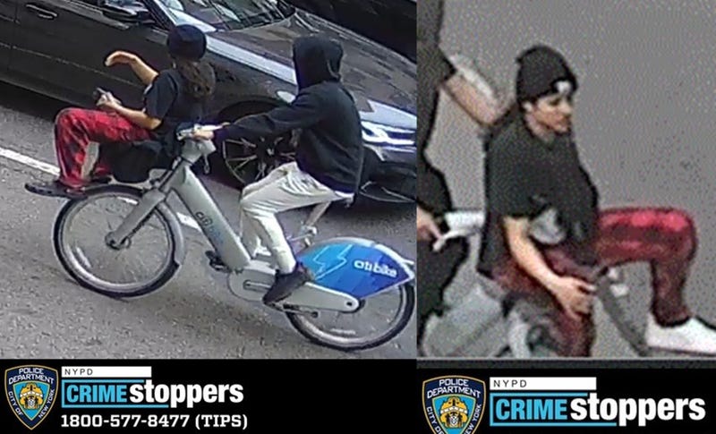 Security cameras captured images of the suspects.