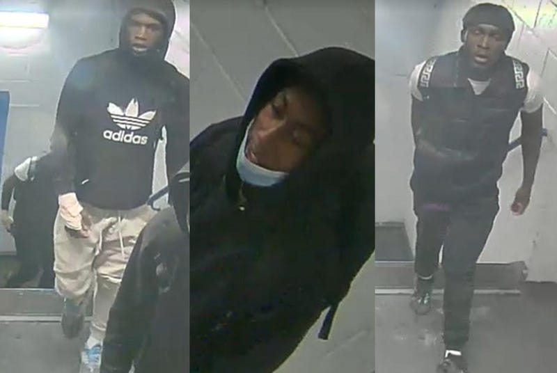 Security cameras captured images of the suspects.