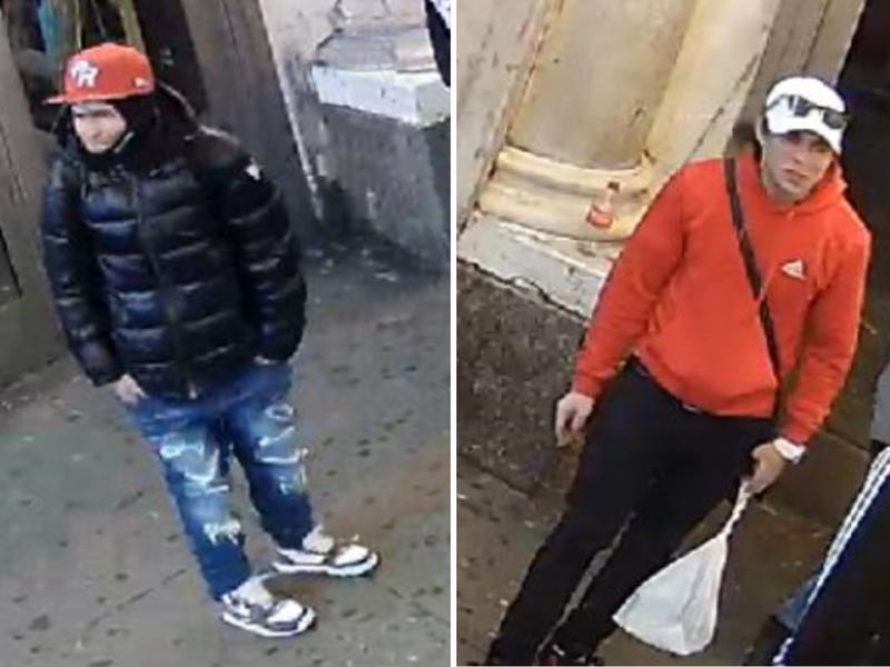 New images of suspects sought in the case were released Wednesday by the NYPD