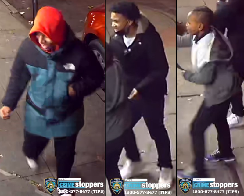 Police are searching for three suspects in a robbery in Highbridge on Dec. 13, 2022