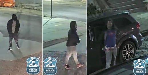 suspects in a vehicle break-in