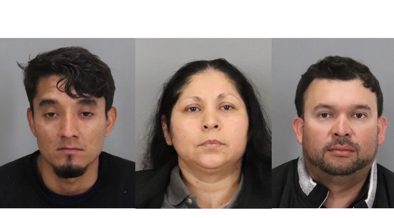 Jose Roman Portillo, Yesenia Guadalupe Ramirez, and Baldomeo Sandoval are now in custody.