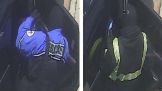 Surveillance images of the two suspects were released on Tuesday.