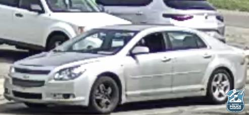 suspect vehicle in an assault and robbery