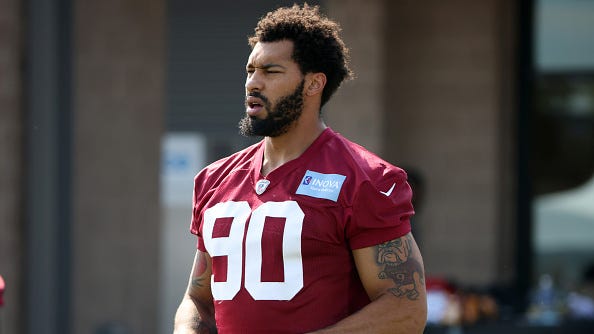 WFT lose star pass rusher Montez Sweat to COVID for crucial game vs. Cowboys