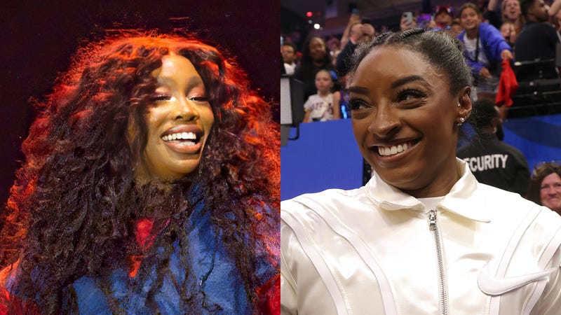 SZA and Simone Biles
