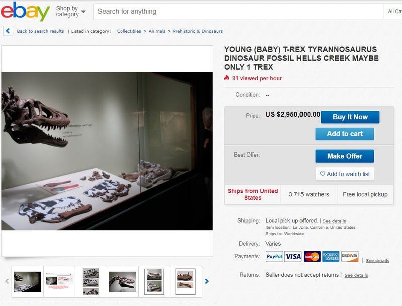 T. Rex eBay