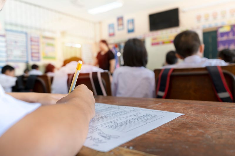 students in a classroom
