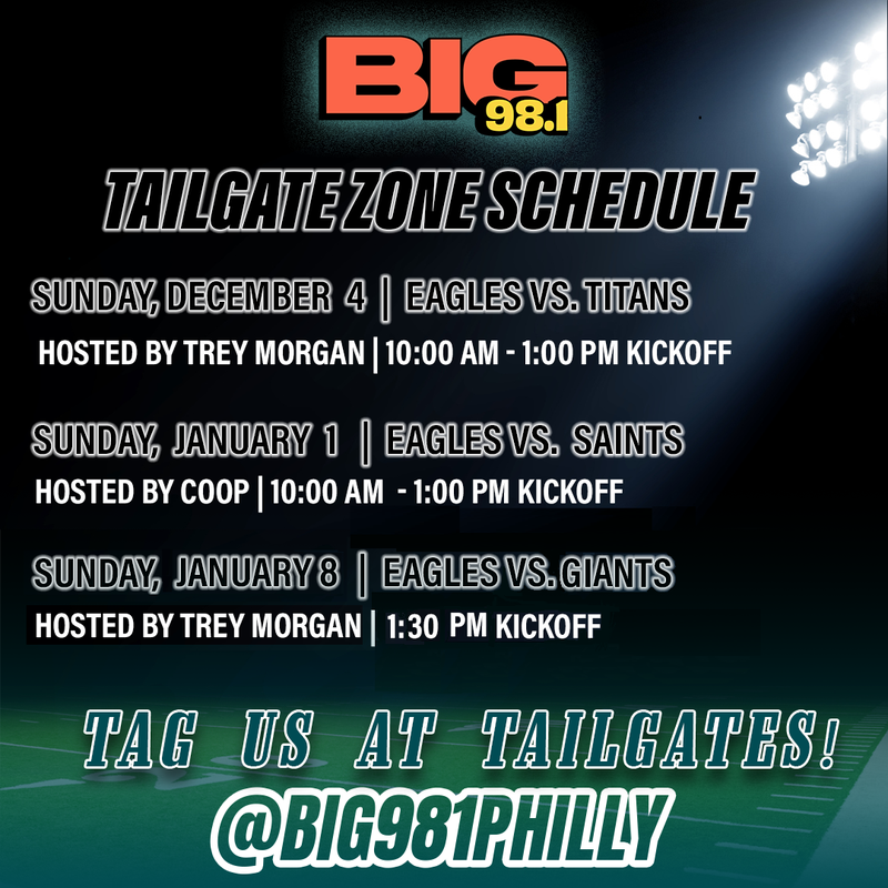 Tailgate Zone Schedule 2