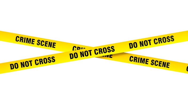 Crime scene tape - stock illustration