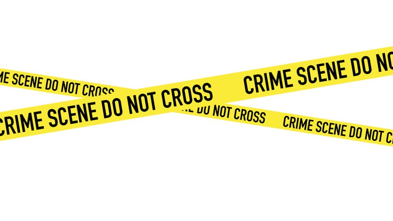 Crime scene do not cross tape - stock illustration