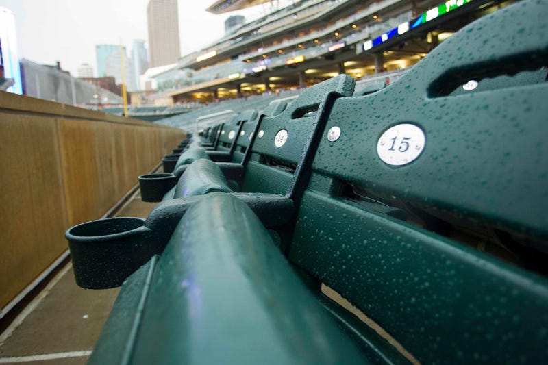 Target Field seats, empty