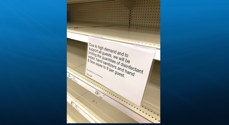 Low supplies at Target