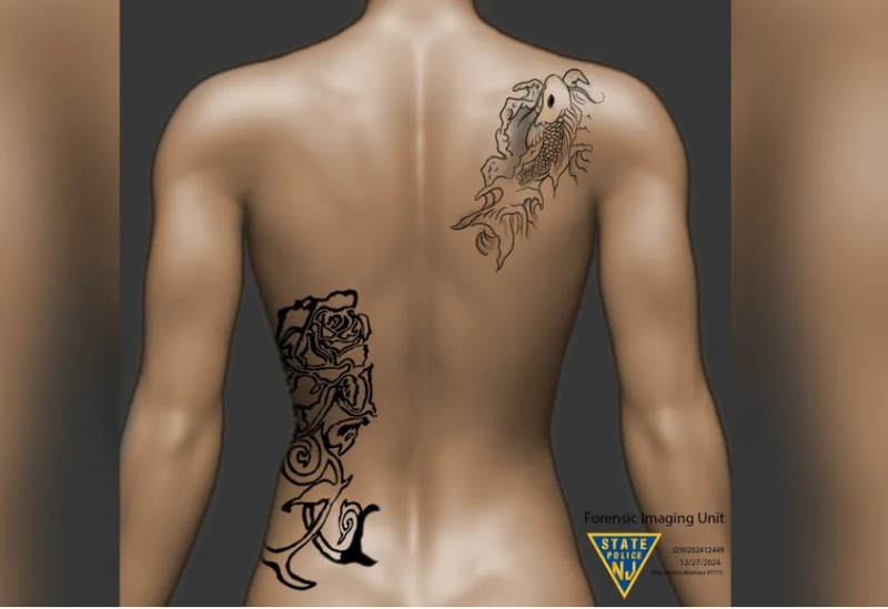 Authorities released images of a woman discovered in Belleplain State Forest in New Jersey on Dec. 22, 2024. 