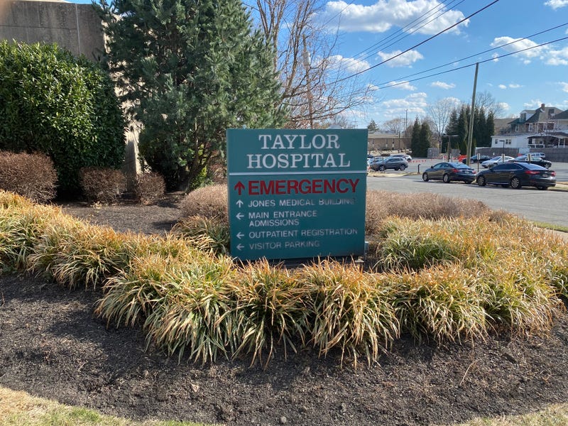 Taylor Hospital sign