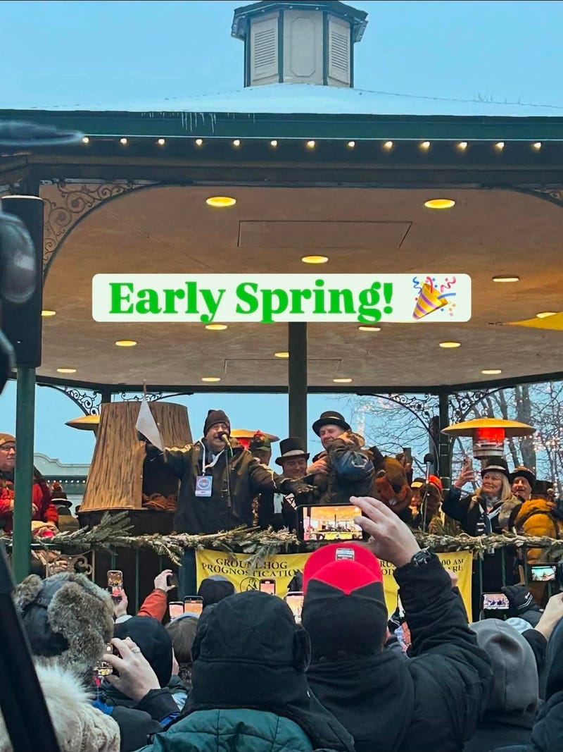 Woodstock Willie and his handlers