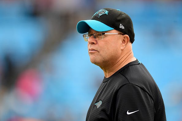 Panthers owner David Tepper before a game. 