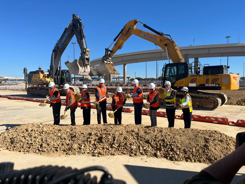 Terminal F groundbreaking