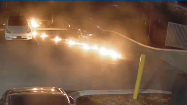 Tesla fire