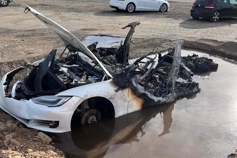 tesla fire -- Sacramento Metropolitan Fire District
