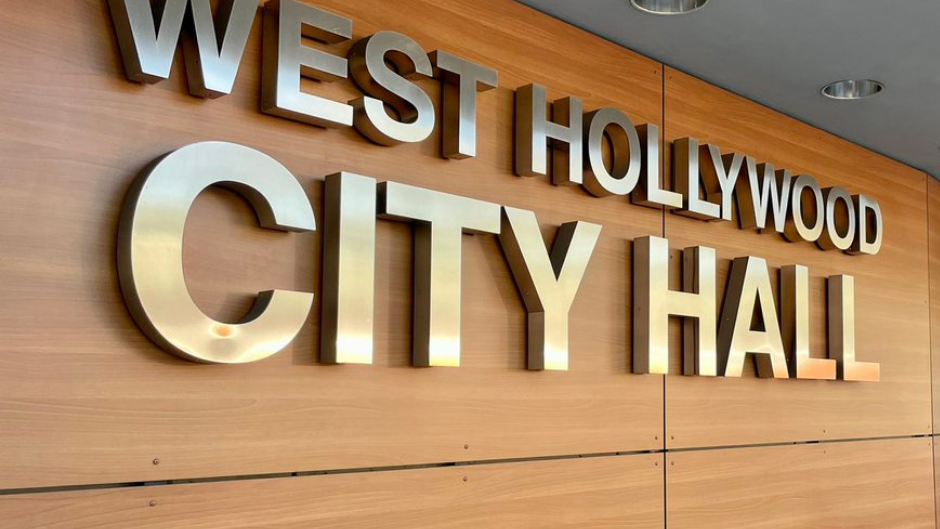 Window of West Hollywood City Hall shattered by gunshot, building closed until Tuesday