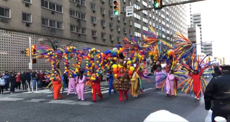 Philadelphia's 100 Thanksgiving Day Parade kicks off.