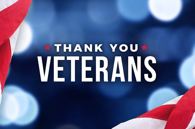 thank you, Veterans