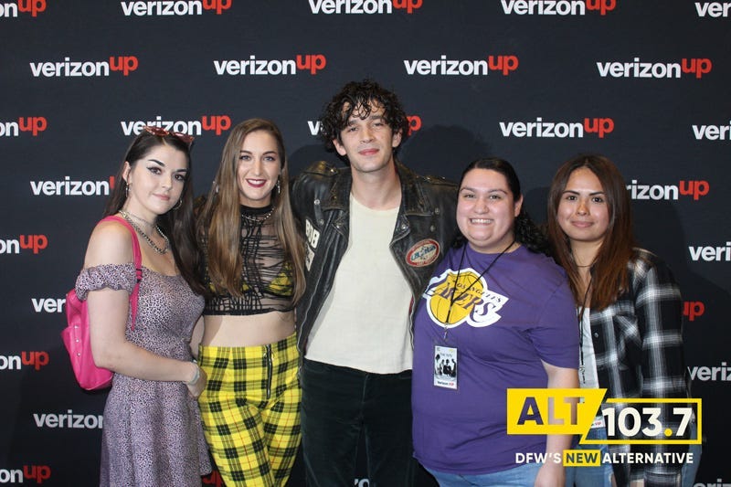 The 1975 Meet & Greet In Verizon Artist Lounge At ALT 103.7 Studios