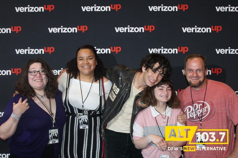 The 1975 Meet & Greet In Verizon Artist Lounge At ALT 103.7 Studios