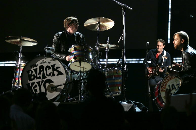 Dan Auerbach of The Black Keys onstage during the 55th Annual GRAMMY Awards