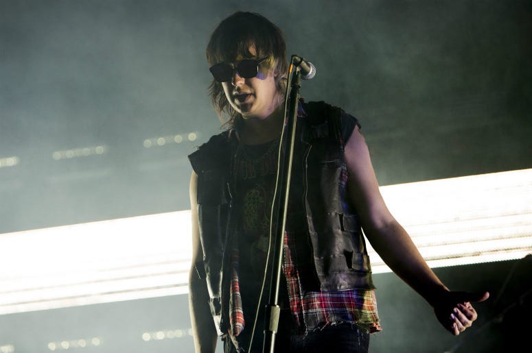 Julian Casablancas of The Strokes performs at Governors Ball on June 3, 2016 