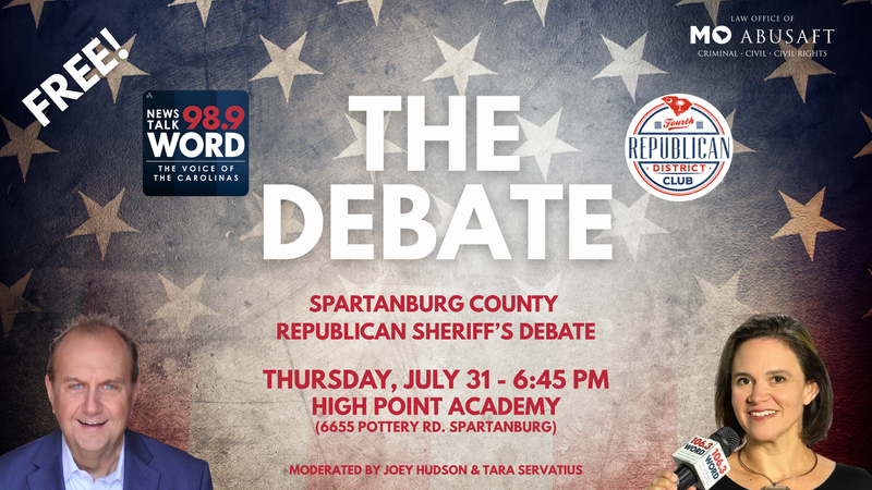31st Spartanburg Sheriff's Republican Primary Debate